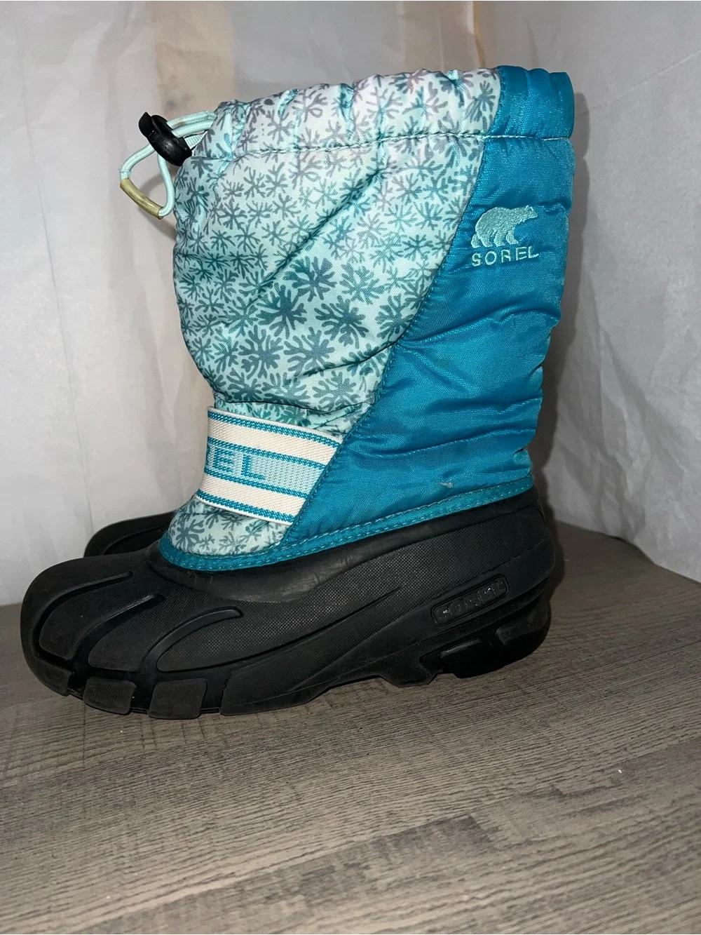 Sorel Kids' Teal & Black Winter Snow Boots